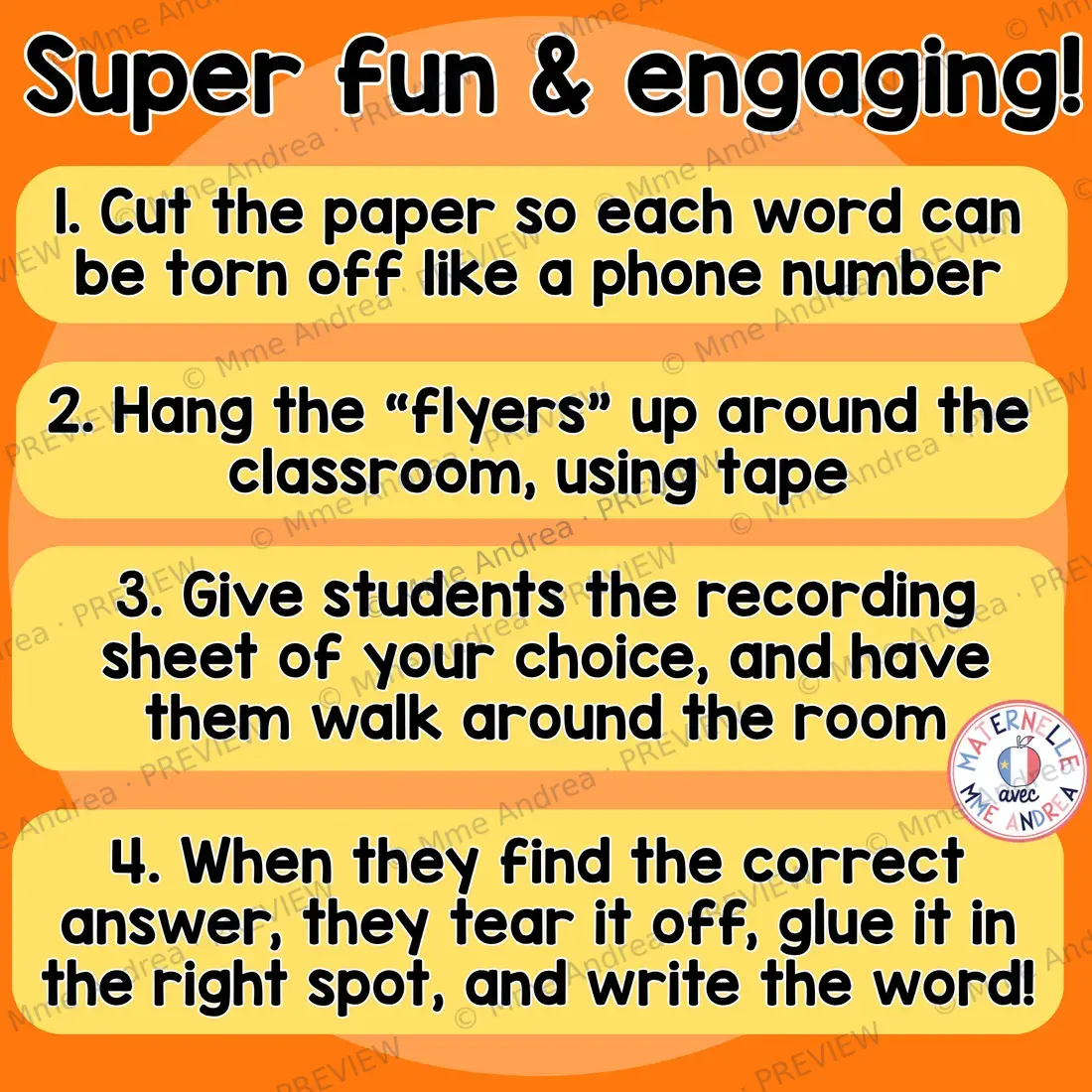 French Vocabulary Activities | Seasonal Literacy Centres | Read & Write the Room — image 7
