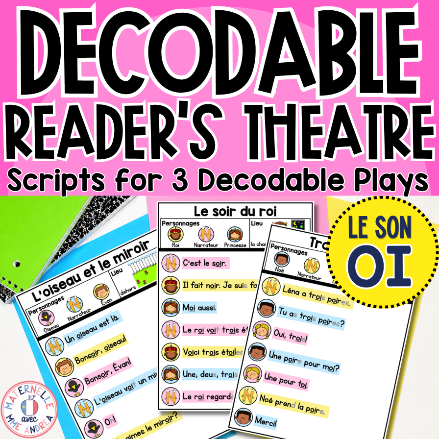 French Decodable Reader’s Theatre Scripts | Short Plays for Fluency - OI Sound