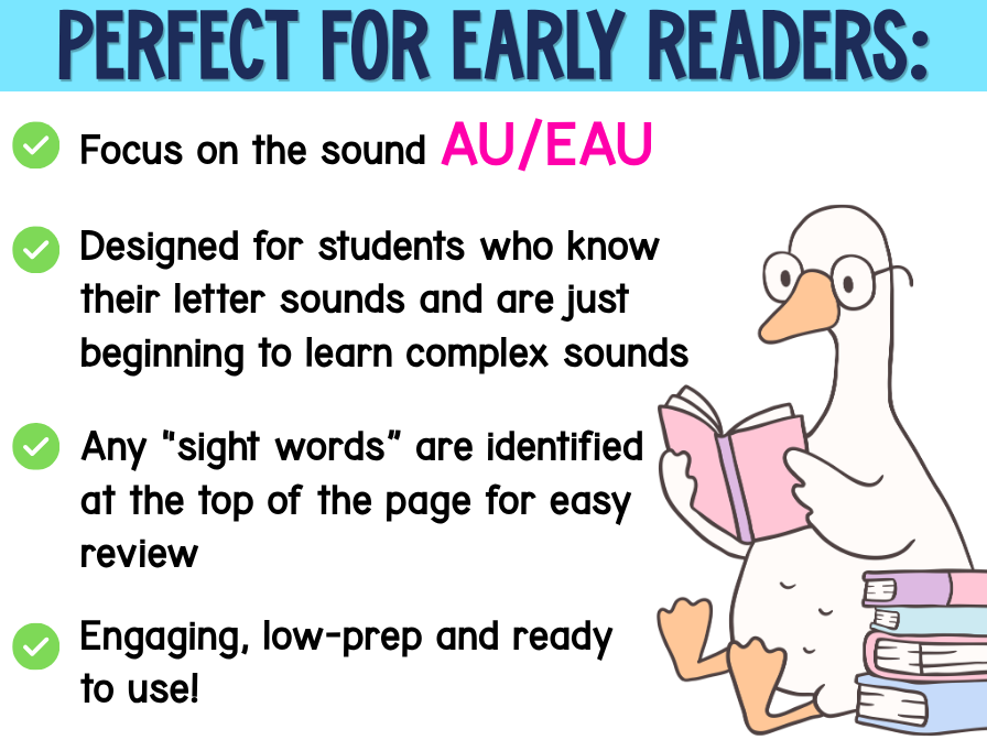 French Decodable Reader’s Theatre Scripts | Short Plays for Fluency - AU EAU — image 9