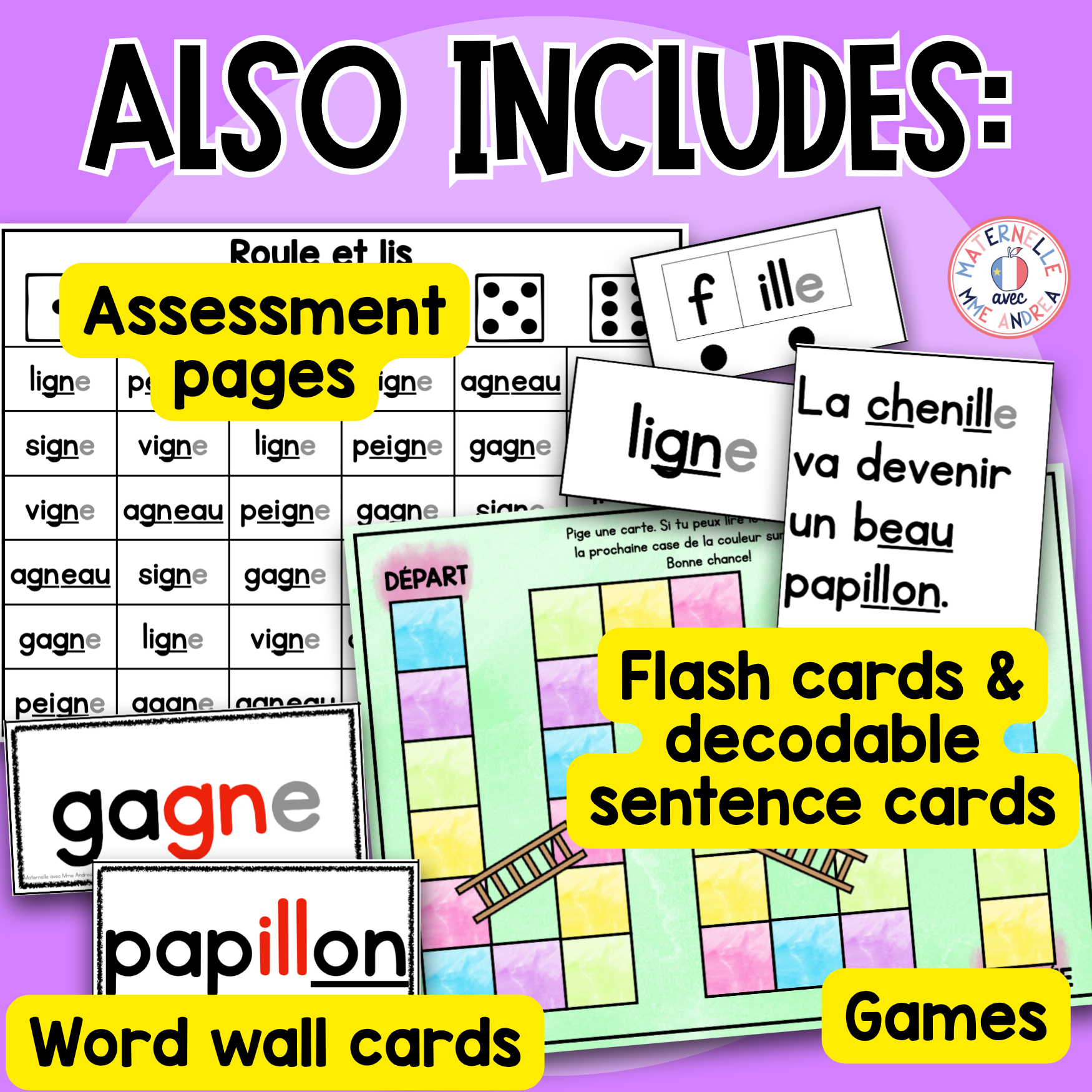French High Frequency Words Phonics Program | Weeks 29-30 | French Sight Words — image 3