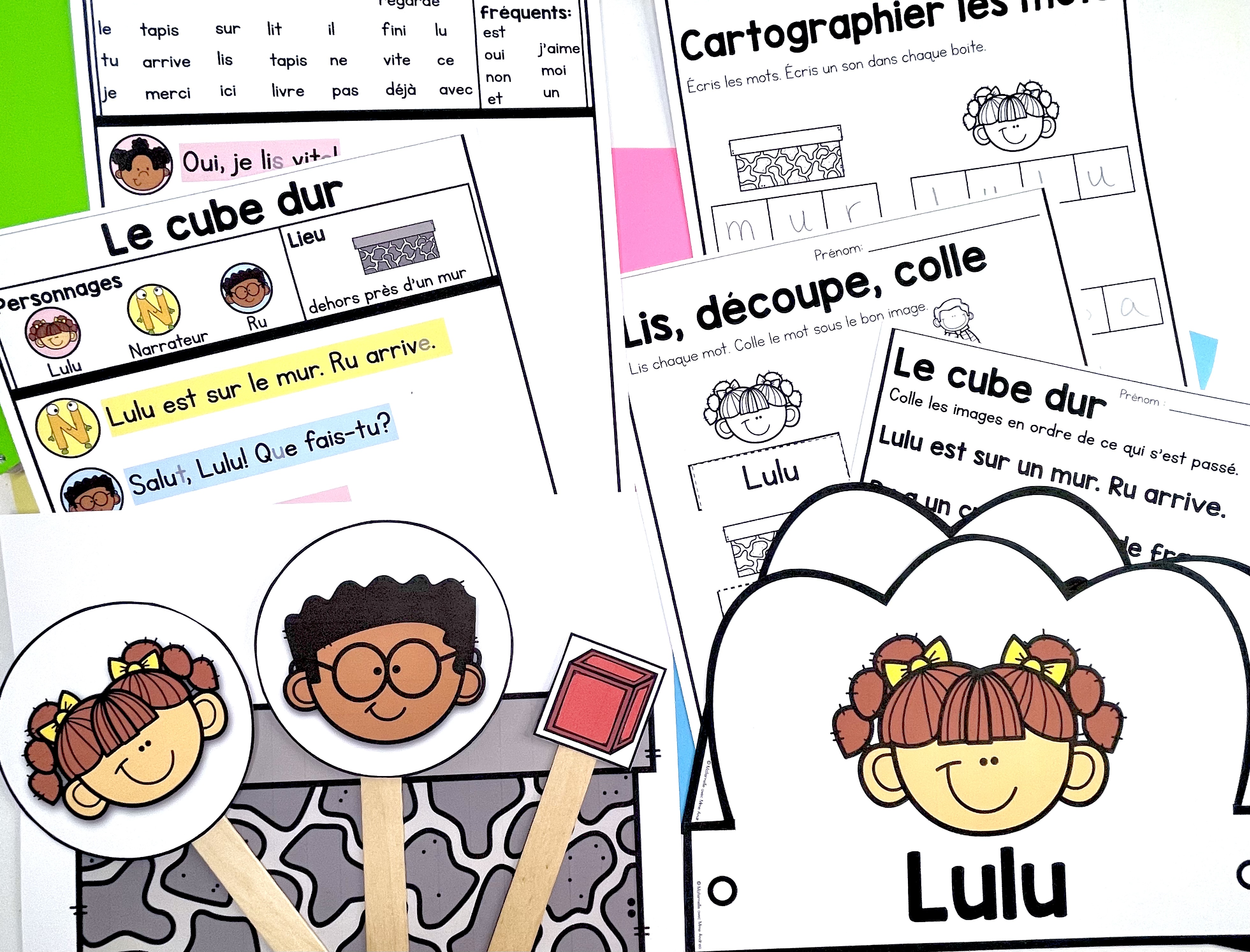 French Decodable Reader’s Theatre Scripts | Short Plays for Fluency - Uu Sound — image 9