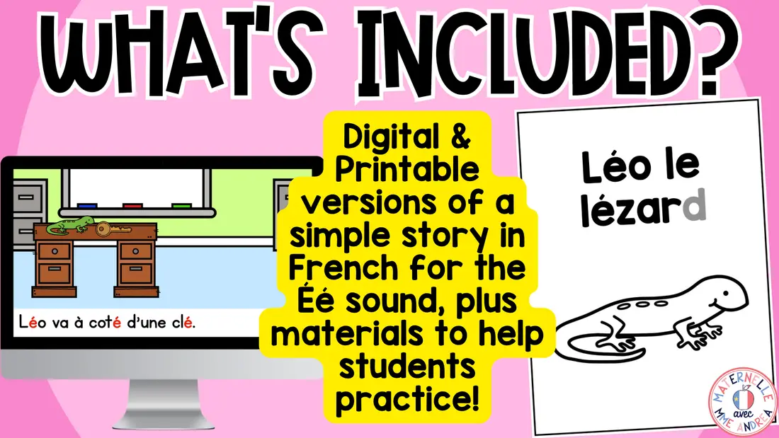 FRENCH Decodable Reader - Print/Digital - Éé (Science of Reading Decodable Book) — image 2