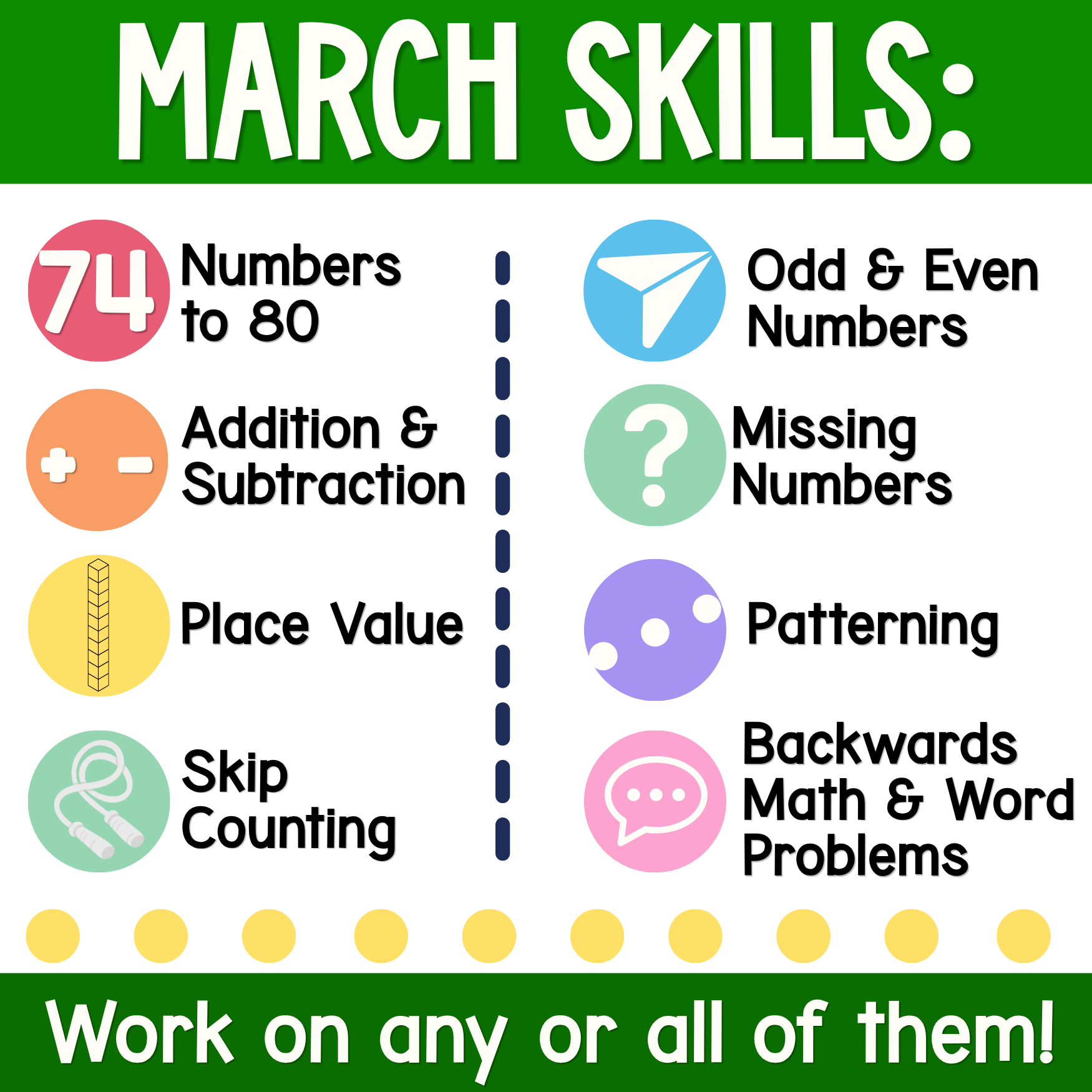 French Math Warm-Ups | March Daily Math Fluency Slides | Place Value, Numbers — image 3