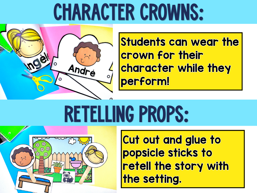 French Decodable Reader’s Theatre Scripts | Short Plays for Fluency - AN EN — image 4