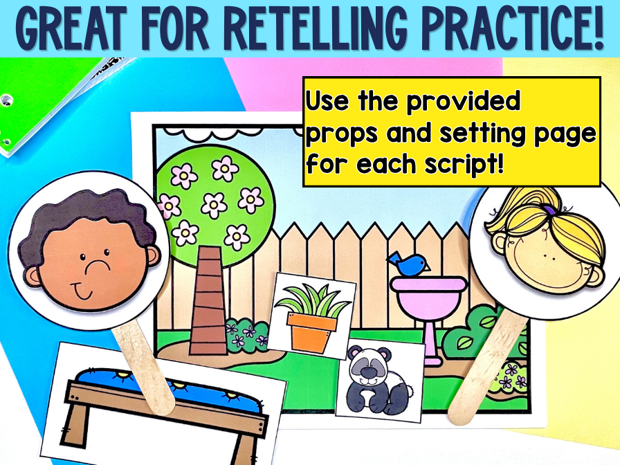 French Decodable Reader’s Theatre Scripts | Short Plays for Fluency - AN EN — image 8