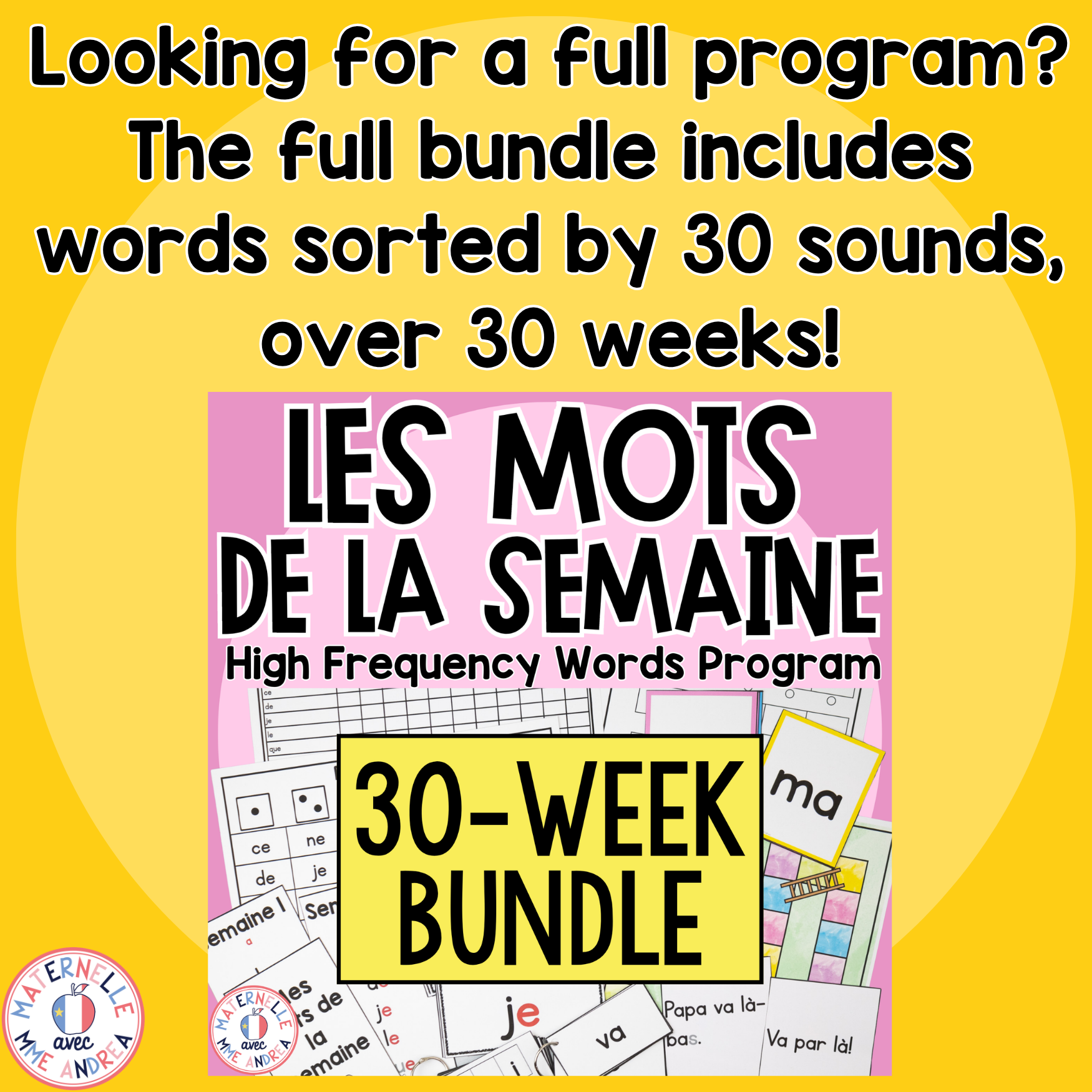 French High Frequency Words Phonics Program | Weeks 9-12 | French Sight Words — image 4