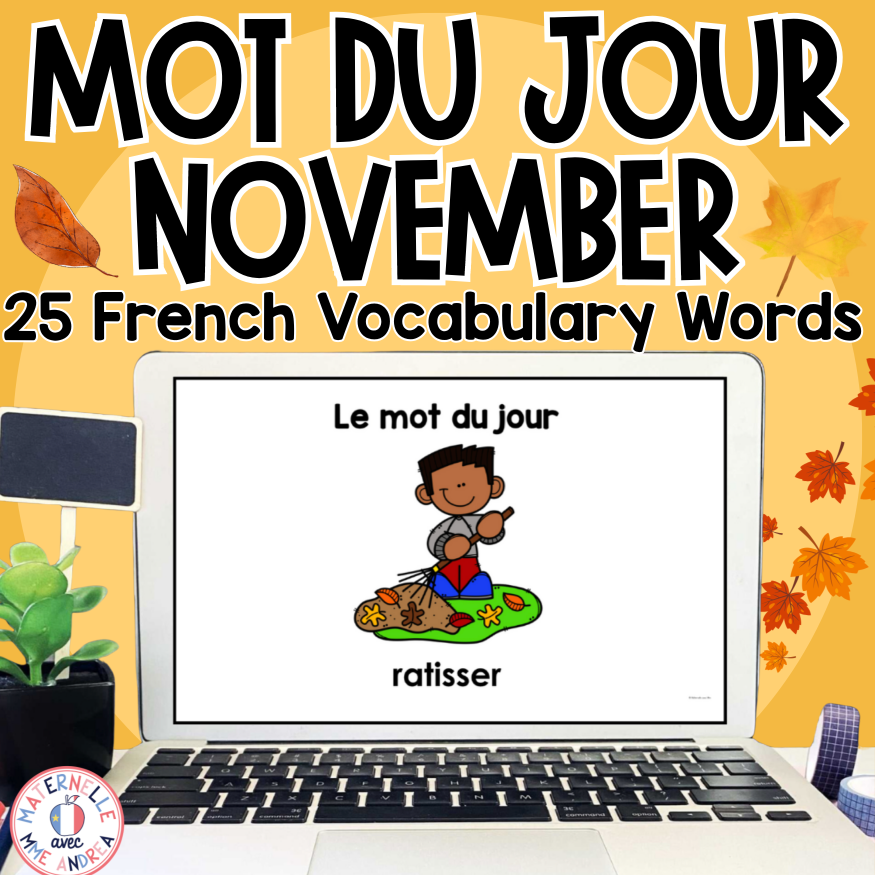 FRENCH Word of the Day - Mot du jour - novembre (French Autumn Vocabulary)