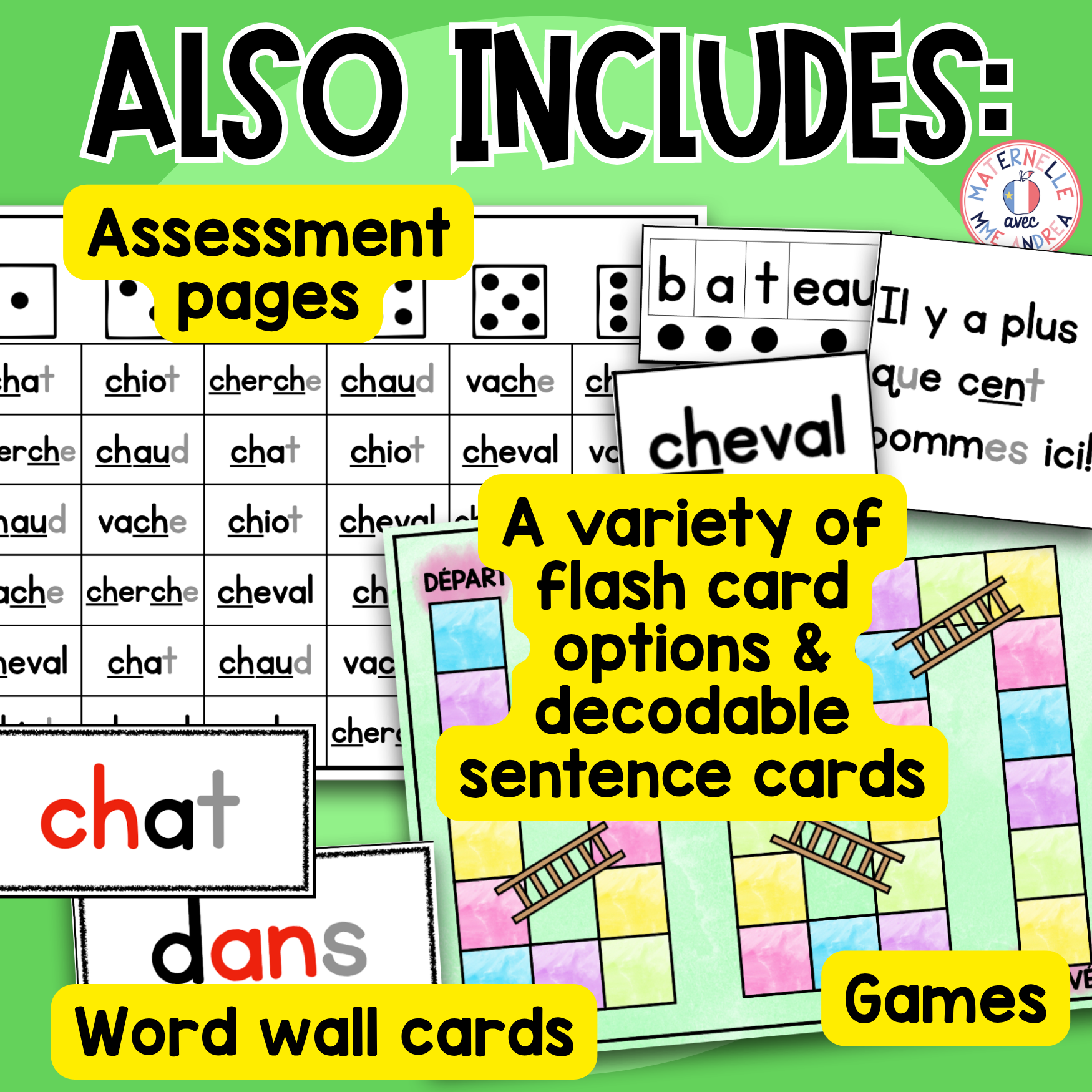 French High Frequency Words Phonics Program | Weeks 13-16 | French Sight Words — image 3