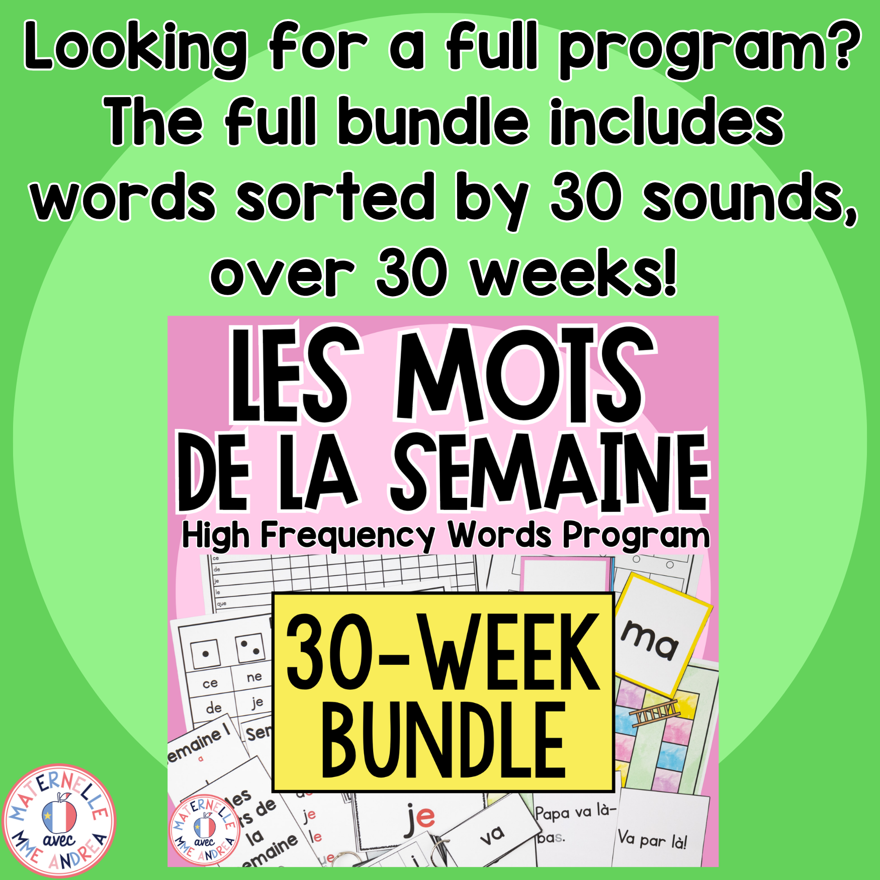 French High Frequency Words Phonics Program | Weeks 13-16 | French Sight Words — image 4