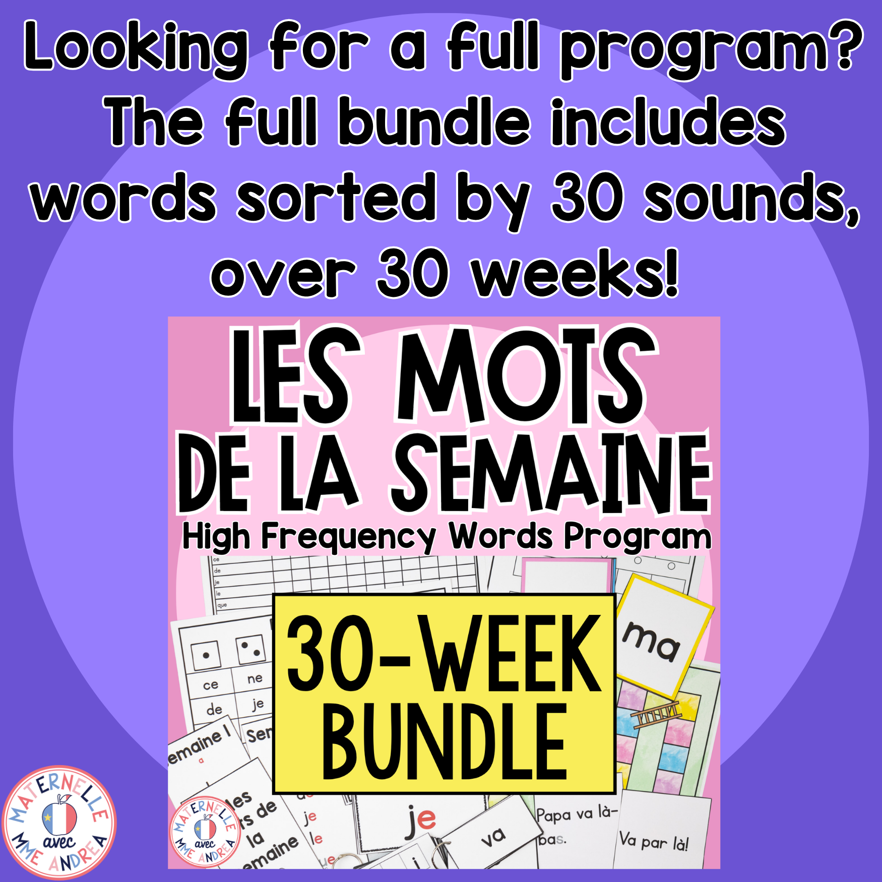 French High Frequency Words Phonics Program | Weeks 25-28 | French Sight Words — image 4