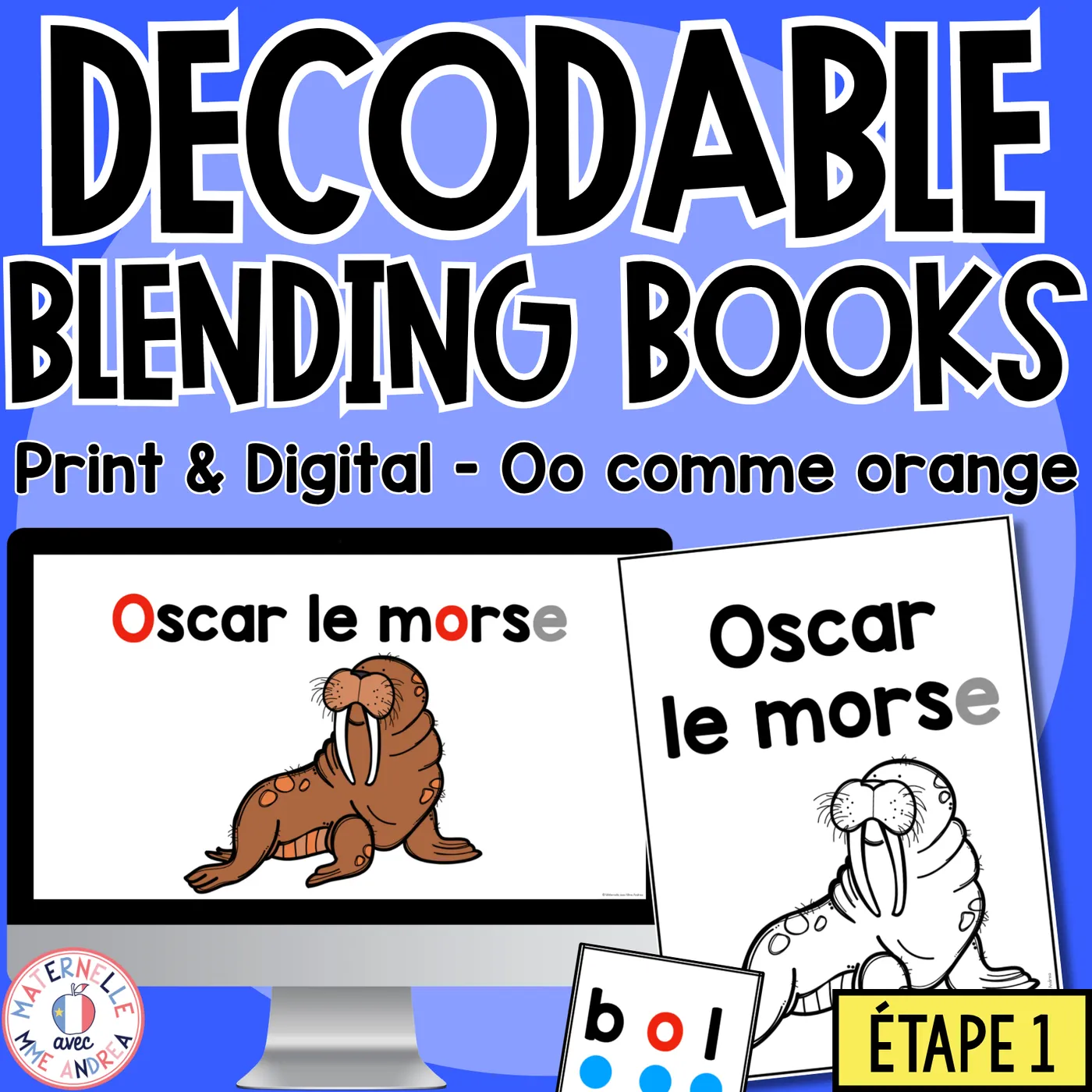 FRENCH Decodable Reader - Print & Digital - Open O Sound (Science of Reading)