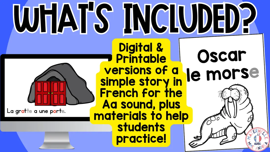 FRENCH Decodable Reader - Print & Digital - Open O Sound (Science of Reading) — image 2