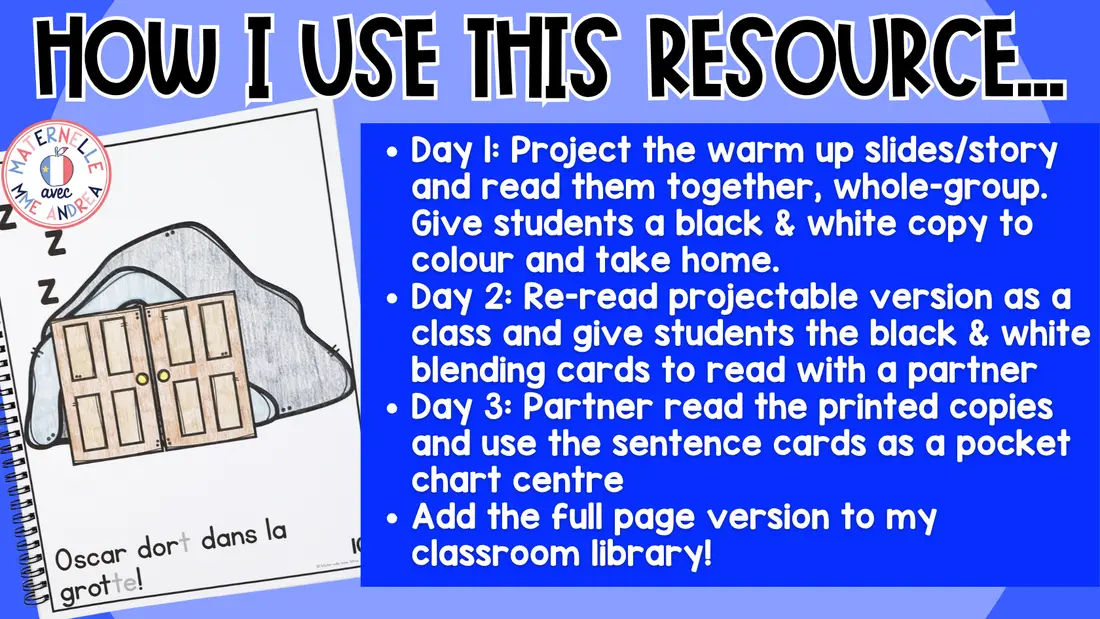 FRENCH Decodable Reader - Print & Digital - Open O Sound (Science of Reading) — image 6