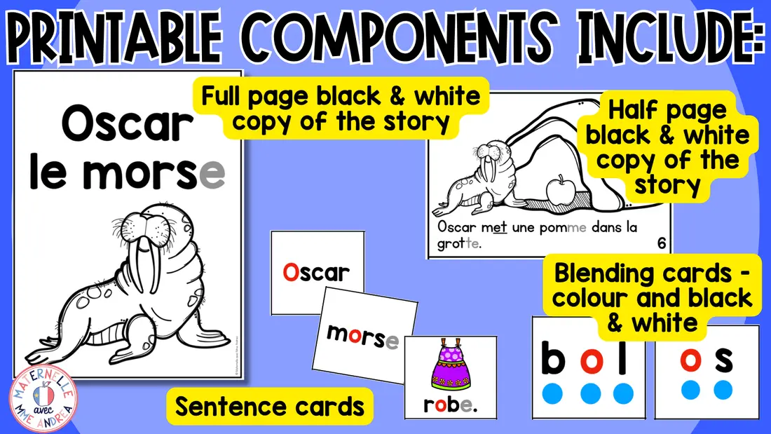 FRENCH Decodable Reader - Print & Digital - Open O Sound (Science of Reading) — image 3
