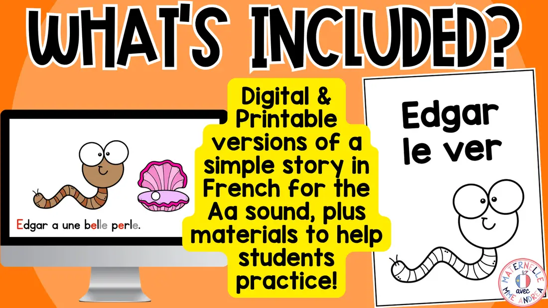 FRENCH Decodable Reader - Print/Digital - Closed syllable E (Science of Reading) — image 2