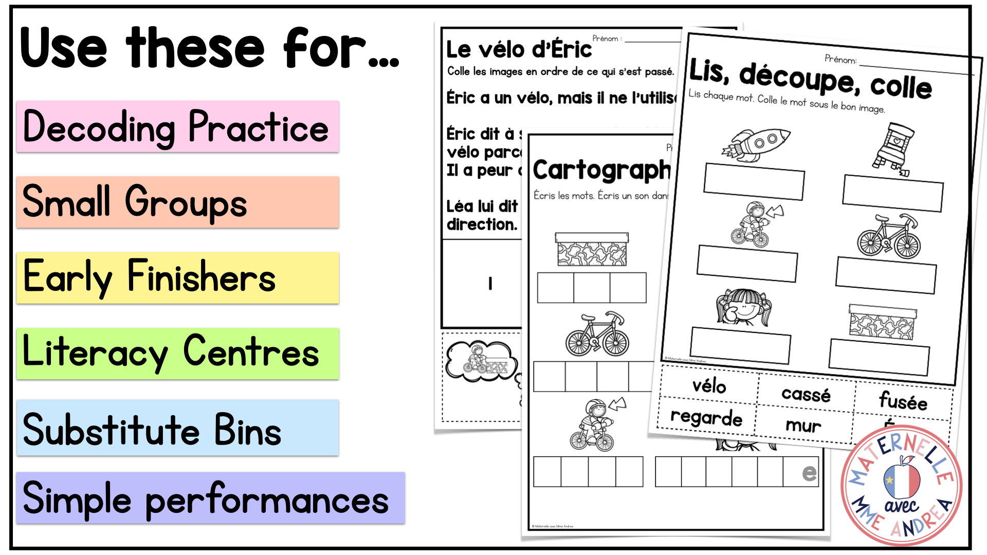 French Decodable Reader’s Theatre Scripts | Short Plays for Fluency - Éé Sound — image 3