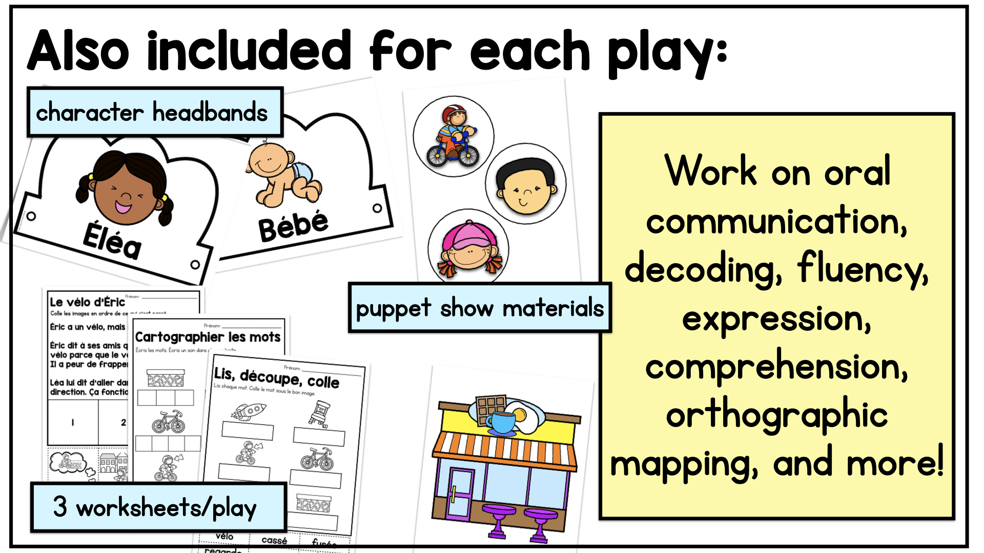 French Decodable Reader’s Theatre Scripts | Short Plays for Fluency - Éé Sound — image 7