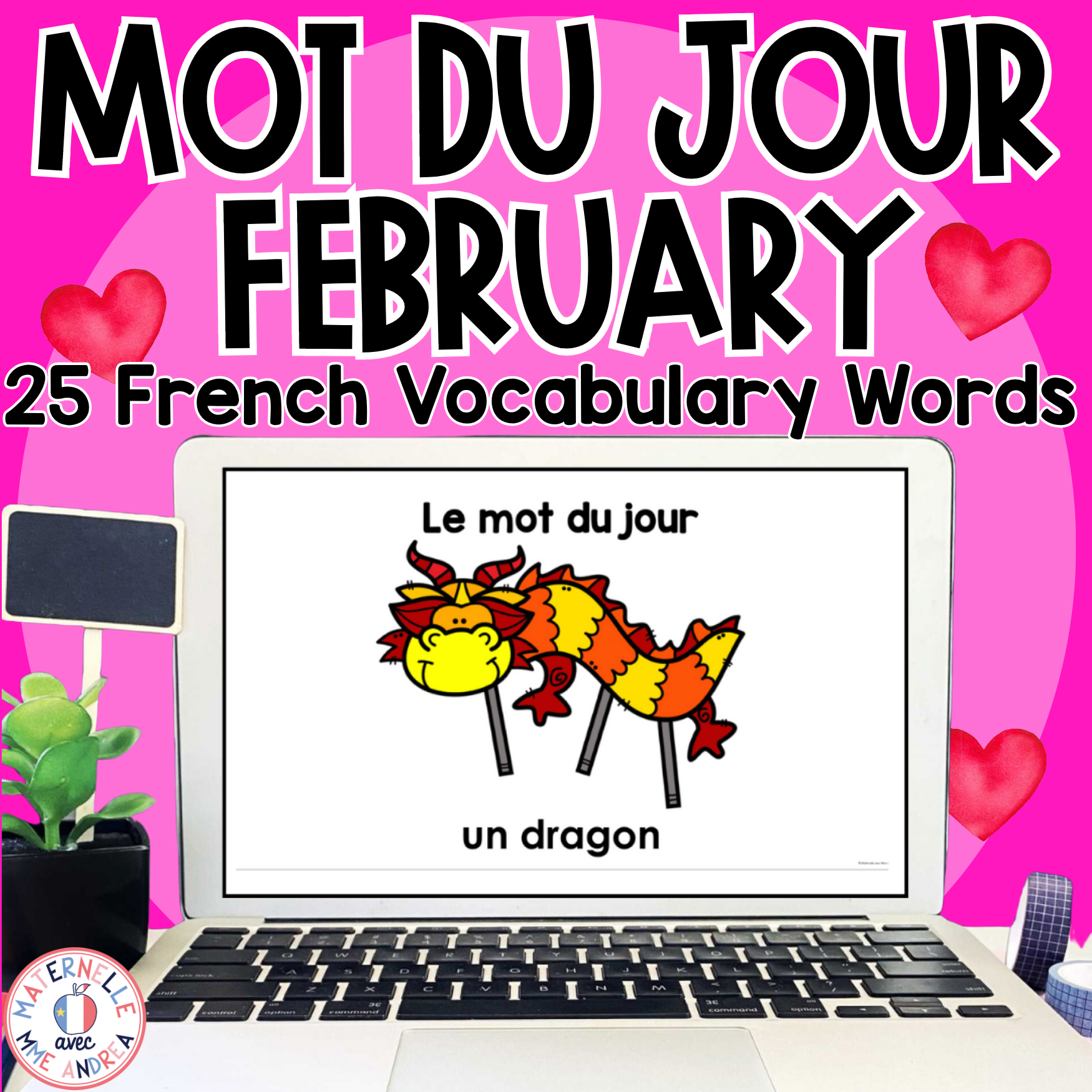 FRENCH Word of the Day - Mot du jour - février (French February Vocabulary)
