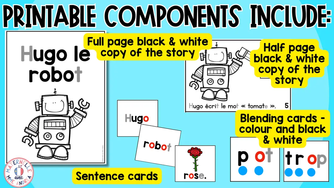 FRENCH Decodable Reader - Print & Digital - Closed O Sound (Science of Reading) — image 3