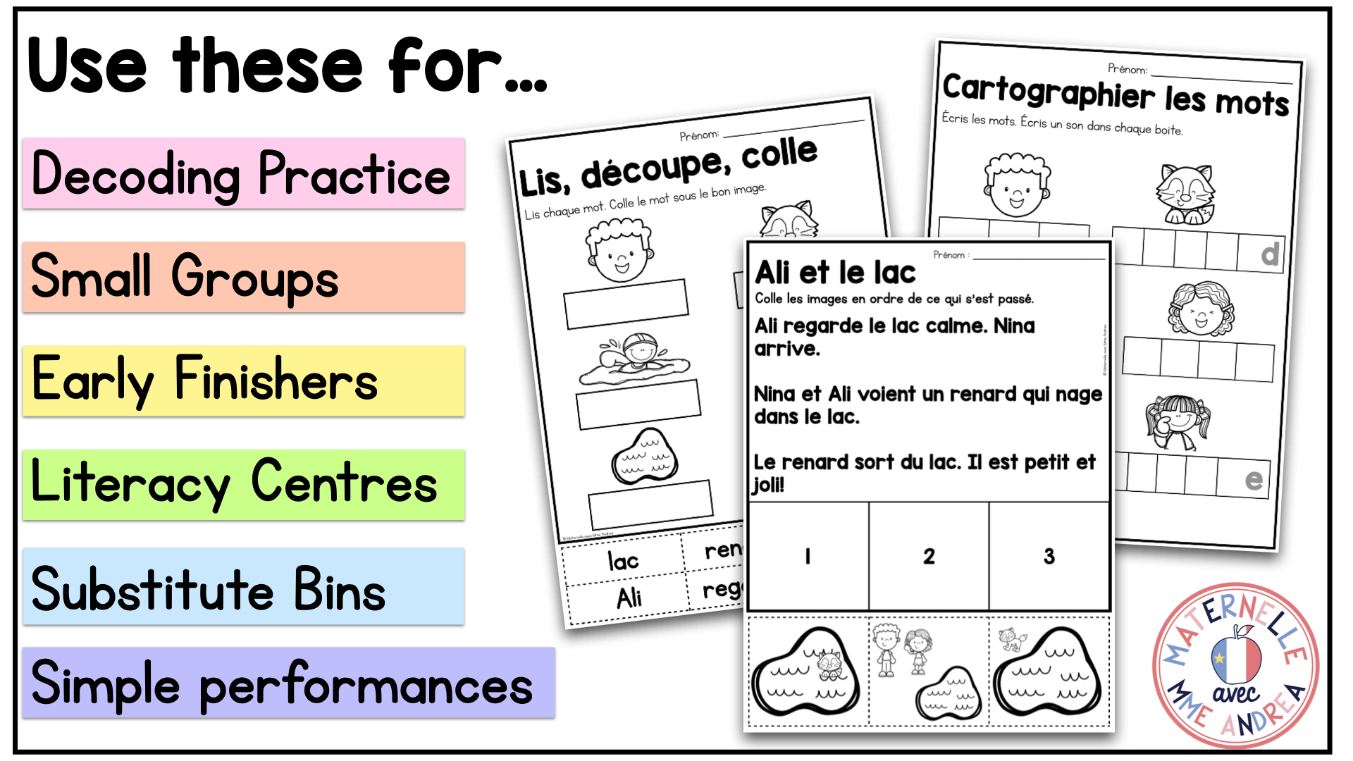 French Decodable Reader’s Theatre Scripts | Short Plays for Fluency - Letter Ee — image 3