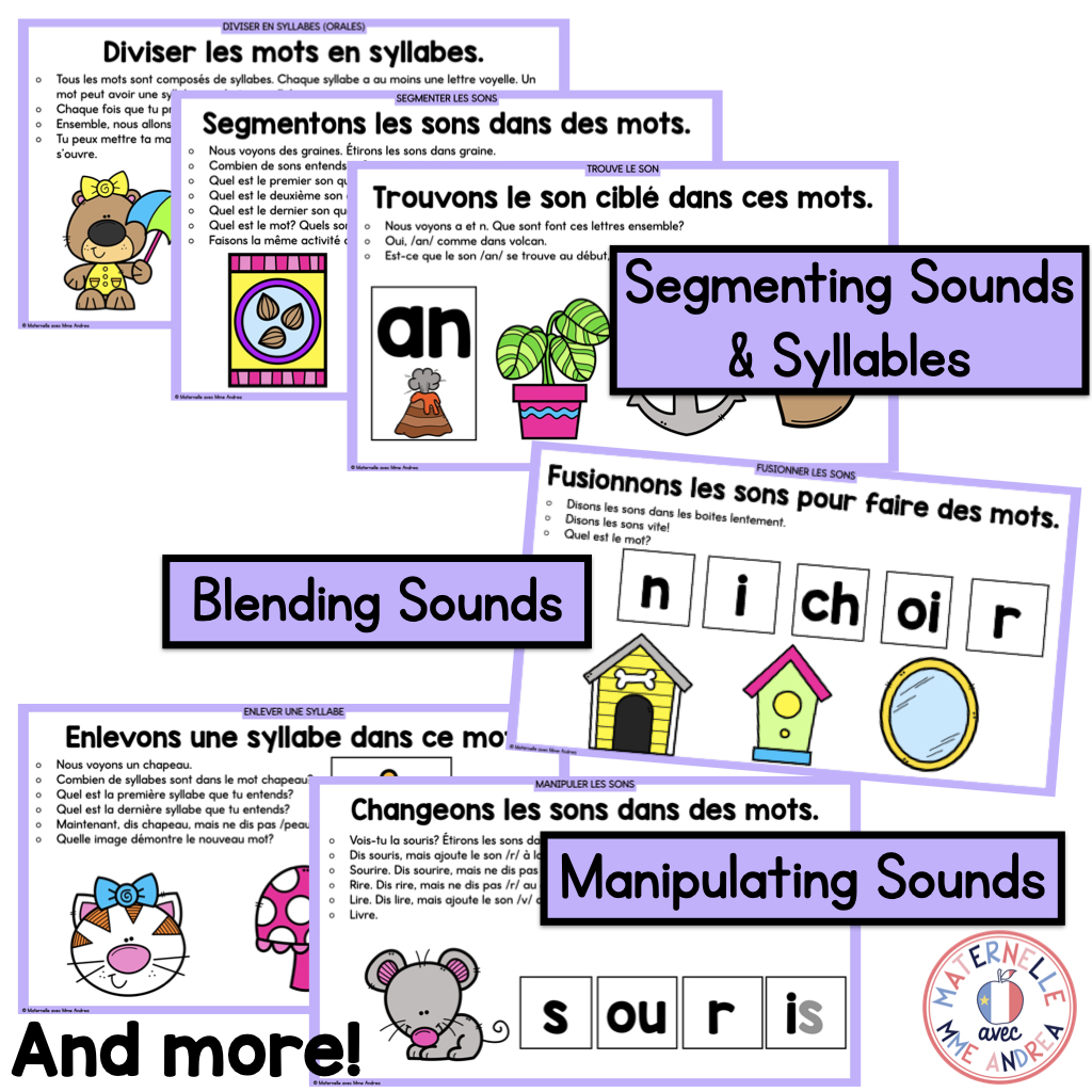 French Phonological & Phonemic Awareness Slides – May | Daily Oral K-1 Practice — image 3