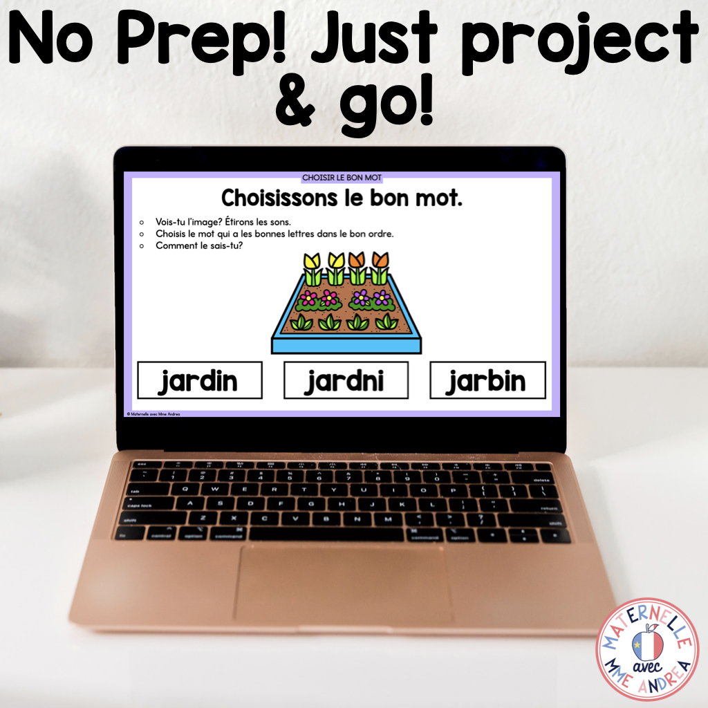 French Phonological & Phonemic Awareness Slides – May | Daily Oral K-1 Practice — image 4