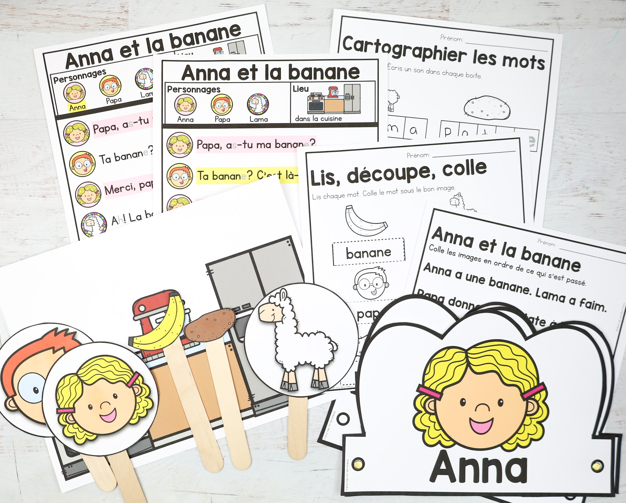 French Decodable Reader’s Theatre Scripts | Short Plays for Fluency - Aa Sound — image 9