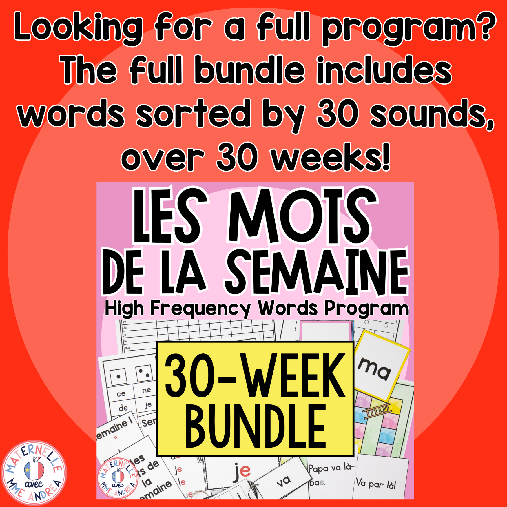 French High Frequency Words Phonics Program | Weeks 1–4 | French Sight Words — image 4