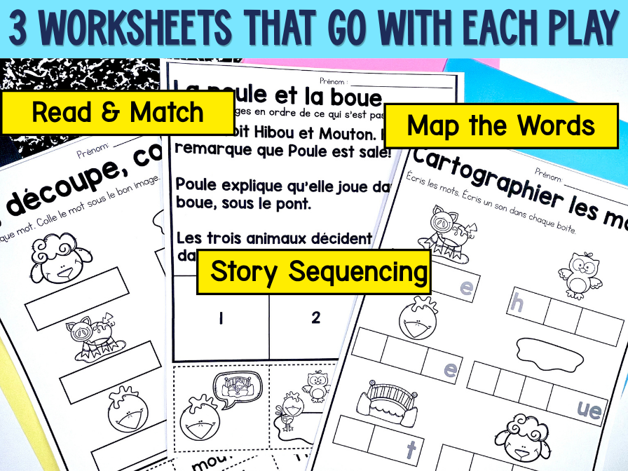 French Decodable Reader’s Theatre Scripts | Short Plays for Fluency - Le son OU — image 5