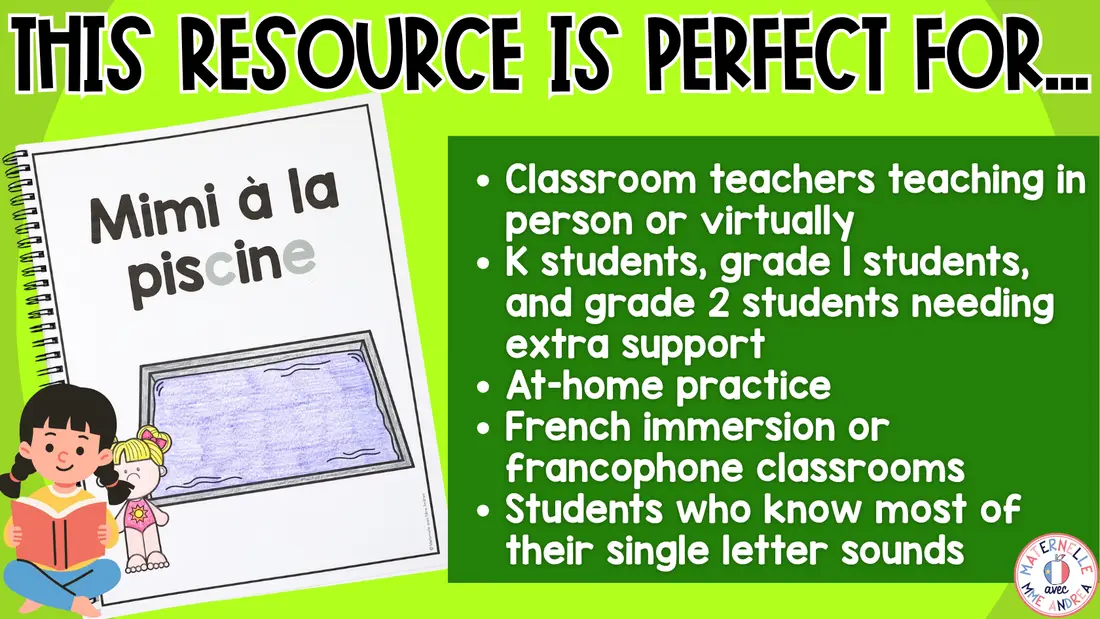 FRENCH Decodable Reader - Print & Digital - I Easy Reader (Science of Reading) — image 5
