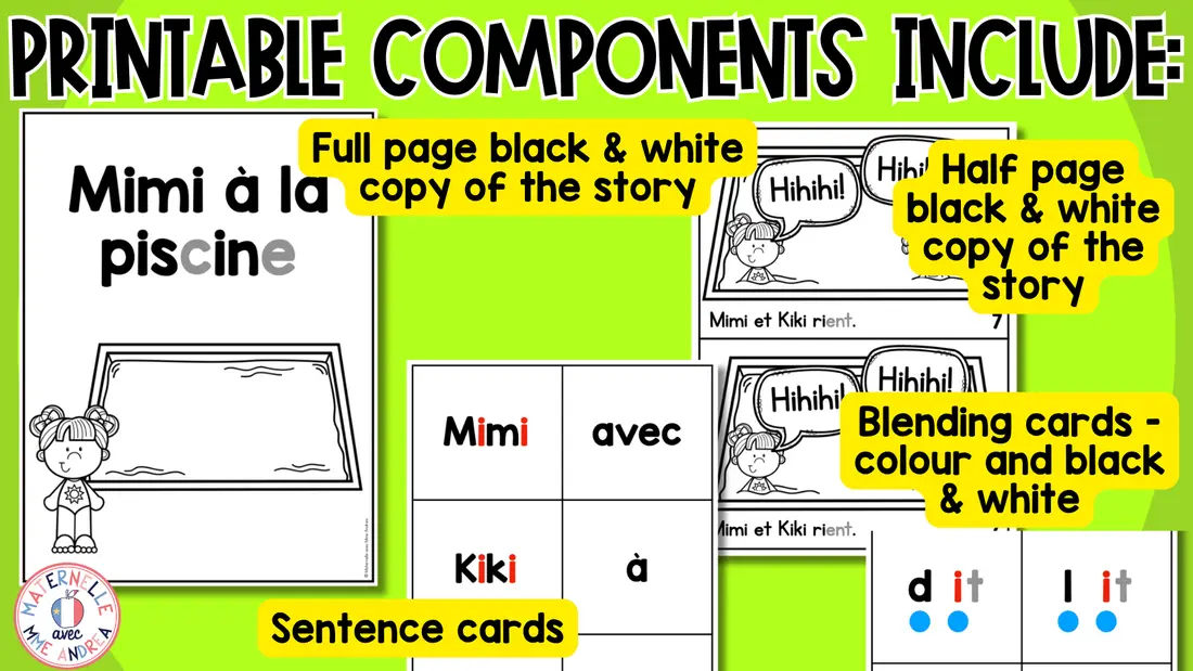 FRENCH Decodable Reader - Print & Digital - I Easy Reader (Science of Reading) — image 3