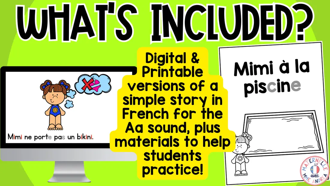 FRENCH Decodable Reader - Print & Digital - I Easy Reader (Science of Reading) — image 2