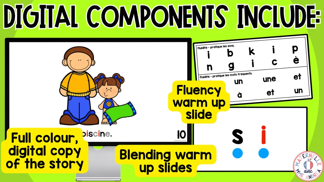 FRENCH Decodable Reader - Print & Digital - I Easy Reader (Science of Reading) — image 4