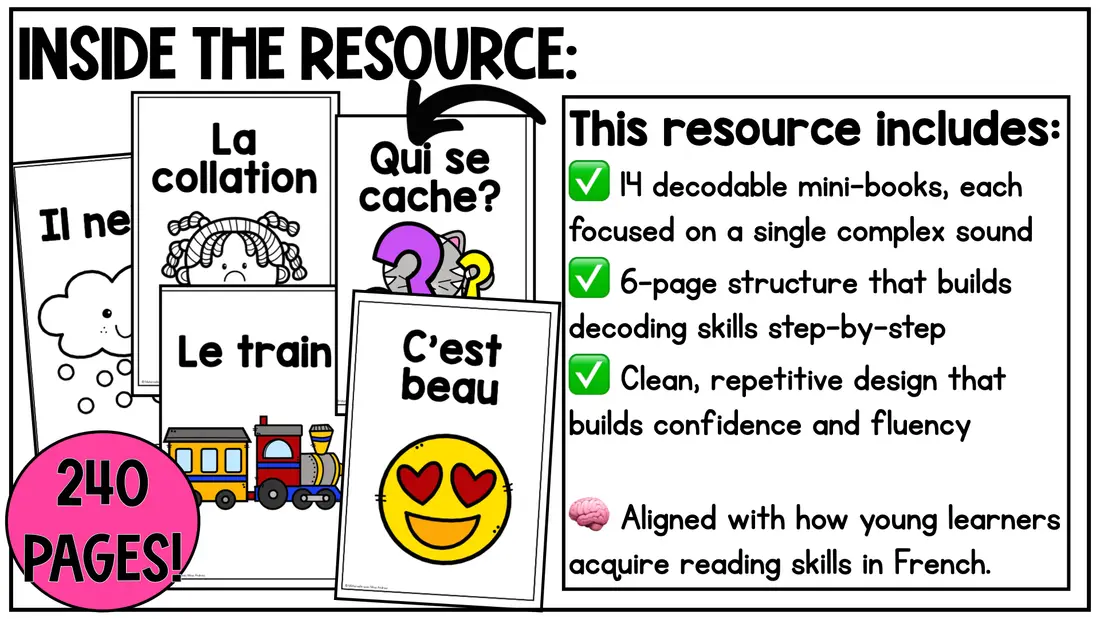 Super Simple French Decodable Books – Complex Sounds Mini Books | French Phonics — image 3