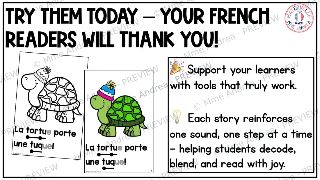 Super Simple French Decodable Books – Vowels Mini Books | French Science of Reading — image 9