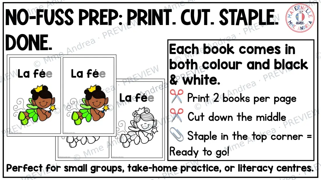 Super Simple French Decodable Books – Vowels Mini Books | French Science of Reading — image 8