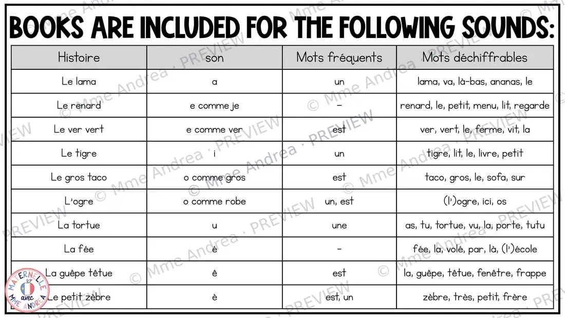 Super Simple French Decodable Books – Vowels Mini Books | French Science of Reading — image 7
