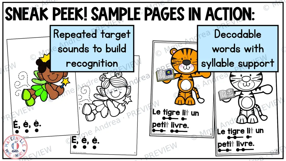 Super Simple French Decodable Books – Vowels Mini Books | French Science of Reading — image 5