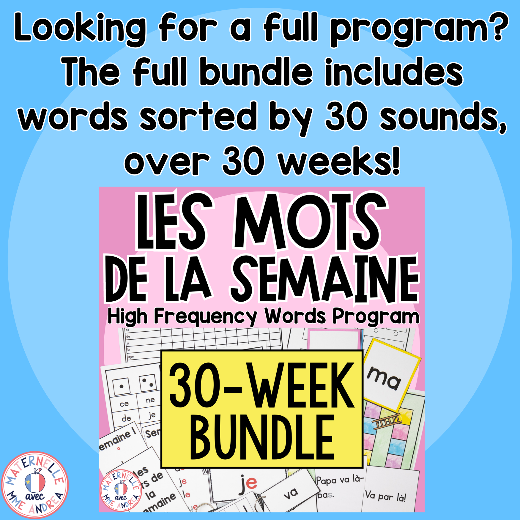 French High Frequency Words Phonics Program | Weeks 17-20 | French Sight Words — image 4