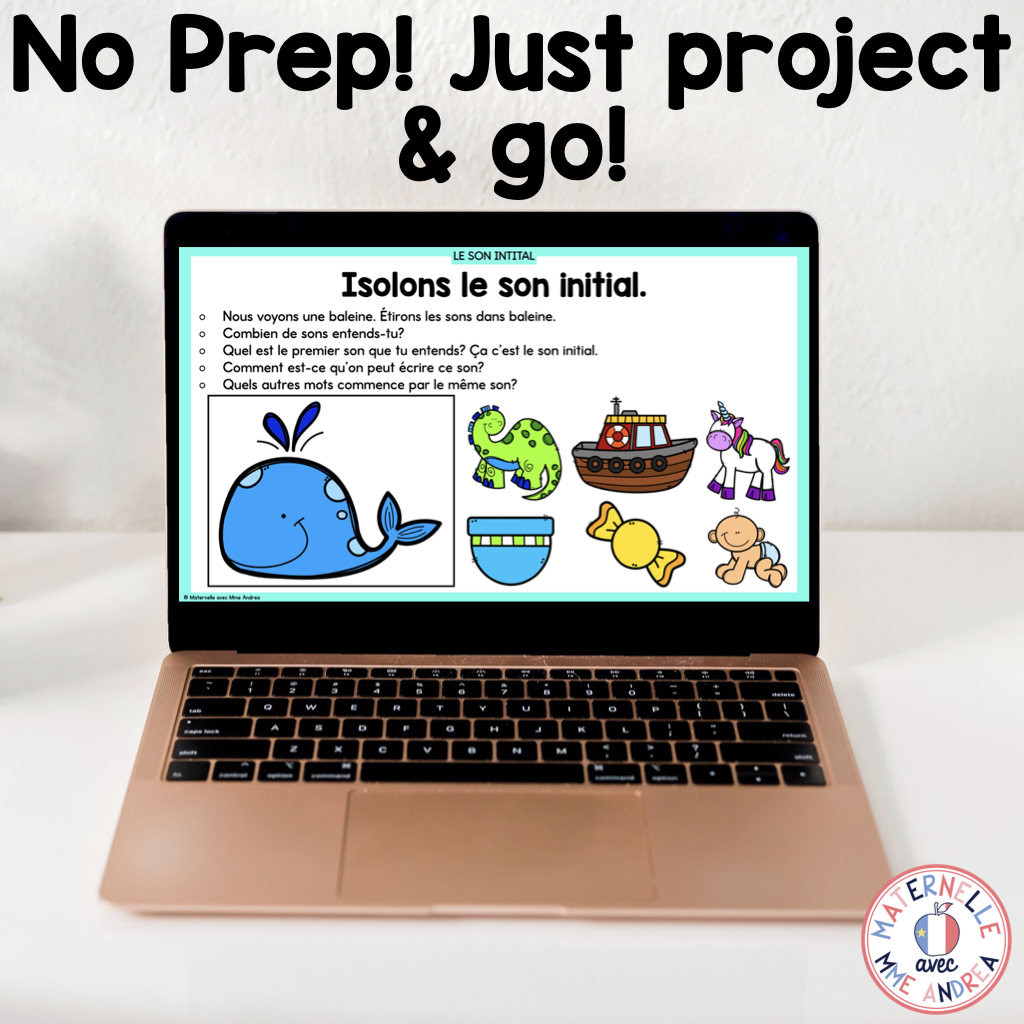 French Phonological & Phonemic Awareness Slides – September | Daily K-1 Practice — image 4