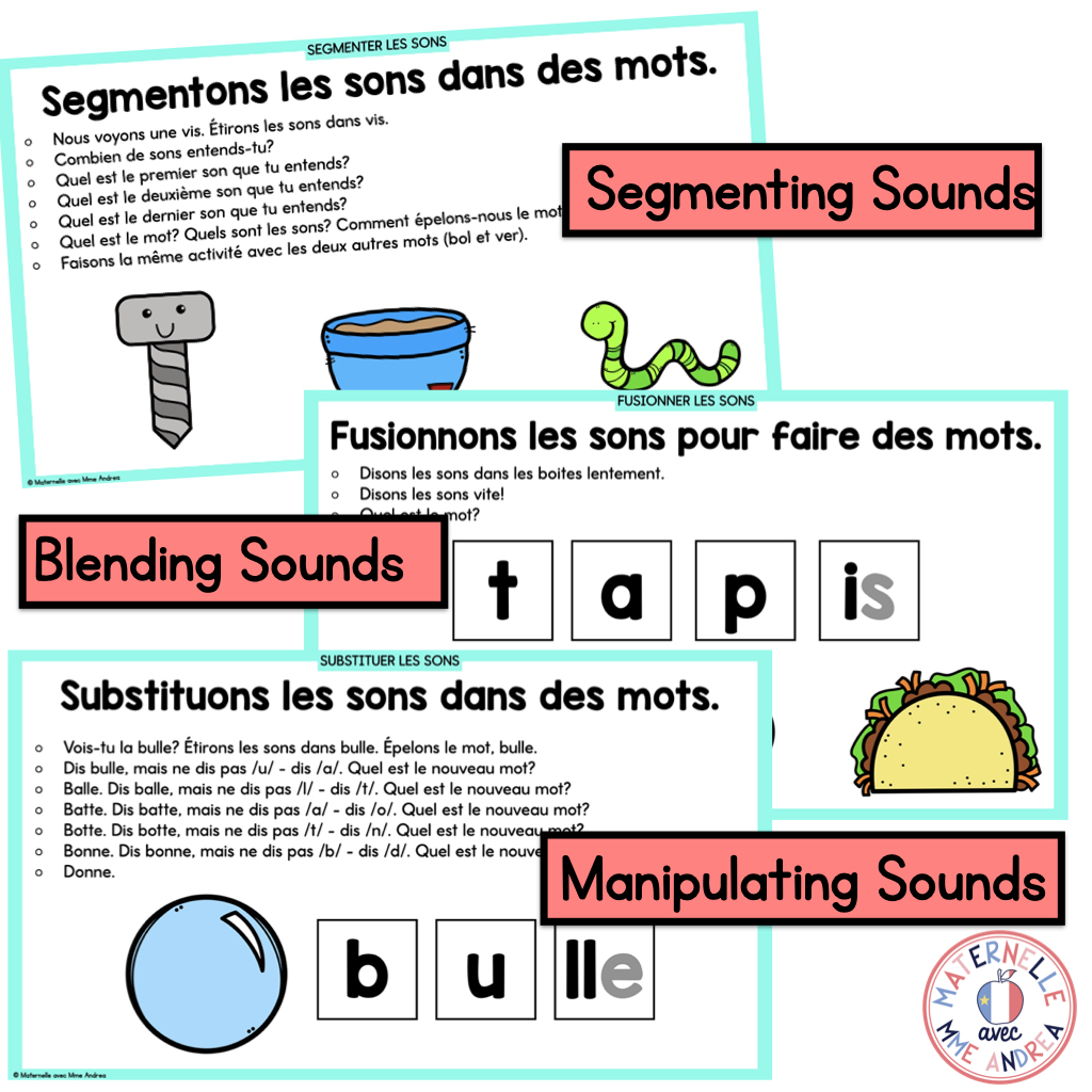 French Phonological & Phonemic Awareness Slides – September | Daily K-1 Practice — image 3
