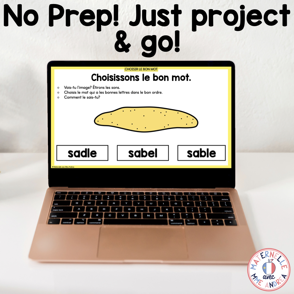French Phonological & Phonemic Awareness Slides – June | Daily Oral K-1 Practice — image 4