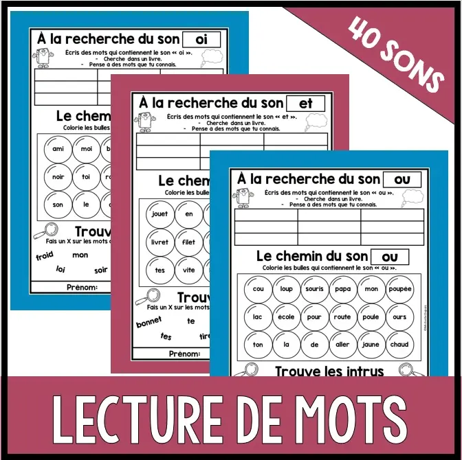 French Phonics - Sounds Activities - Les sons -Graphèmes Core French & Immersion — image 4