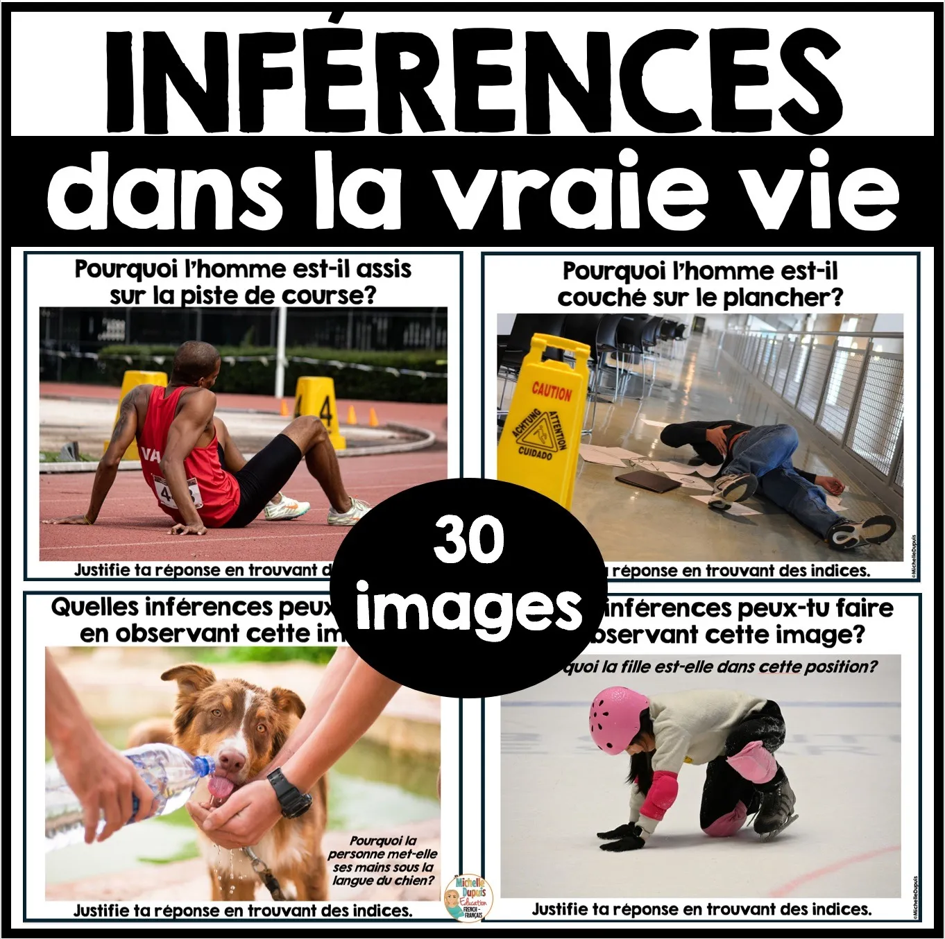 Inférences dans la vraie vie - French Making Inferences Real Life Pictures