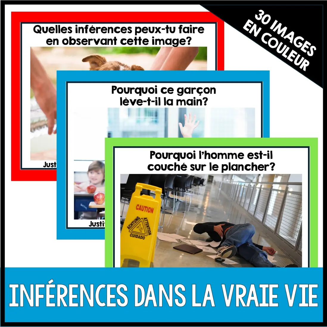 Inférences dans la vraie vie - French Making Inferences Real Life Pictures — image 3