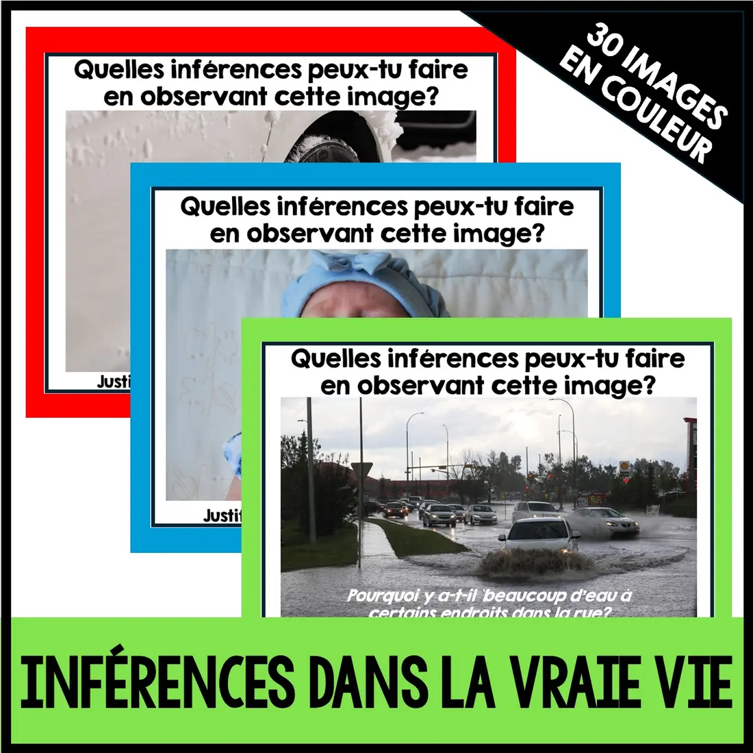 Inférences dans la vraie vie - French Making Inferences Real Life Pictures — image 2
