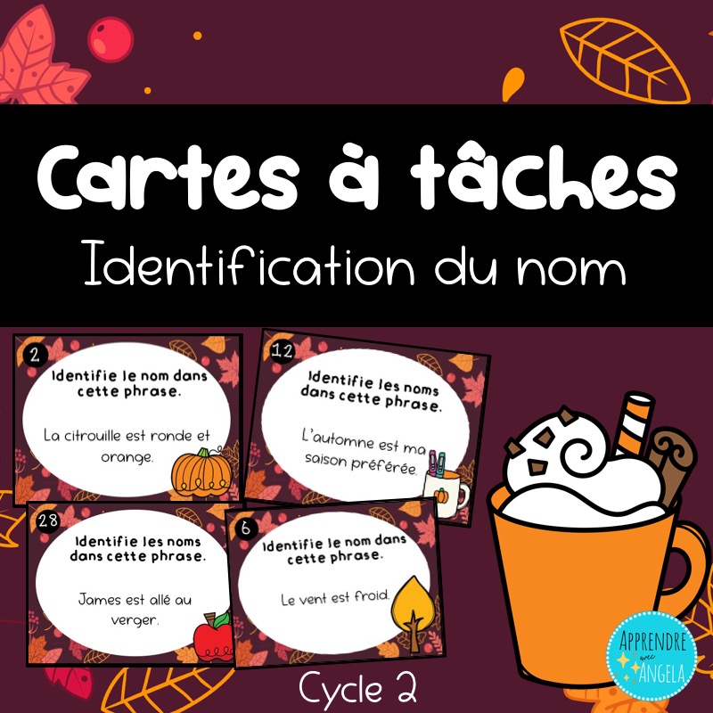 French Task Cards: Nouns — image 2