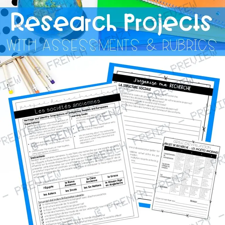 French Grade 4 Ontario Social Studies - Early Societies and Ancient Civilizations Unit — image 3