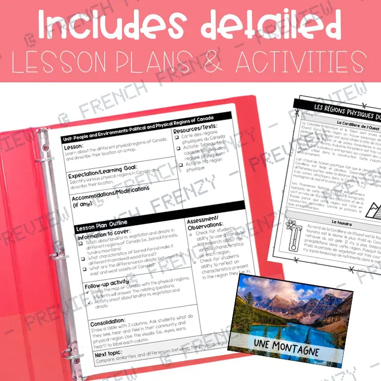 French Political and Physical Regions of Canada Unit - Grade 4 Ontario Social Studies — image 2