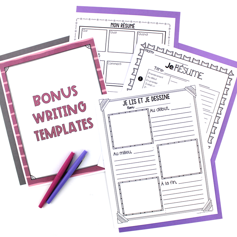 French Reading Strategies - Summarizing Unit - Lessons and Activities (Faire un résumer) — image 5
